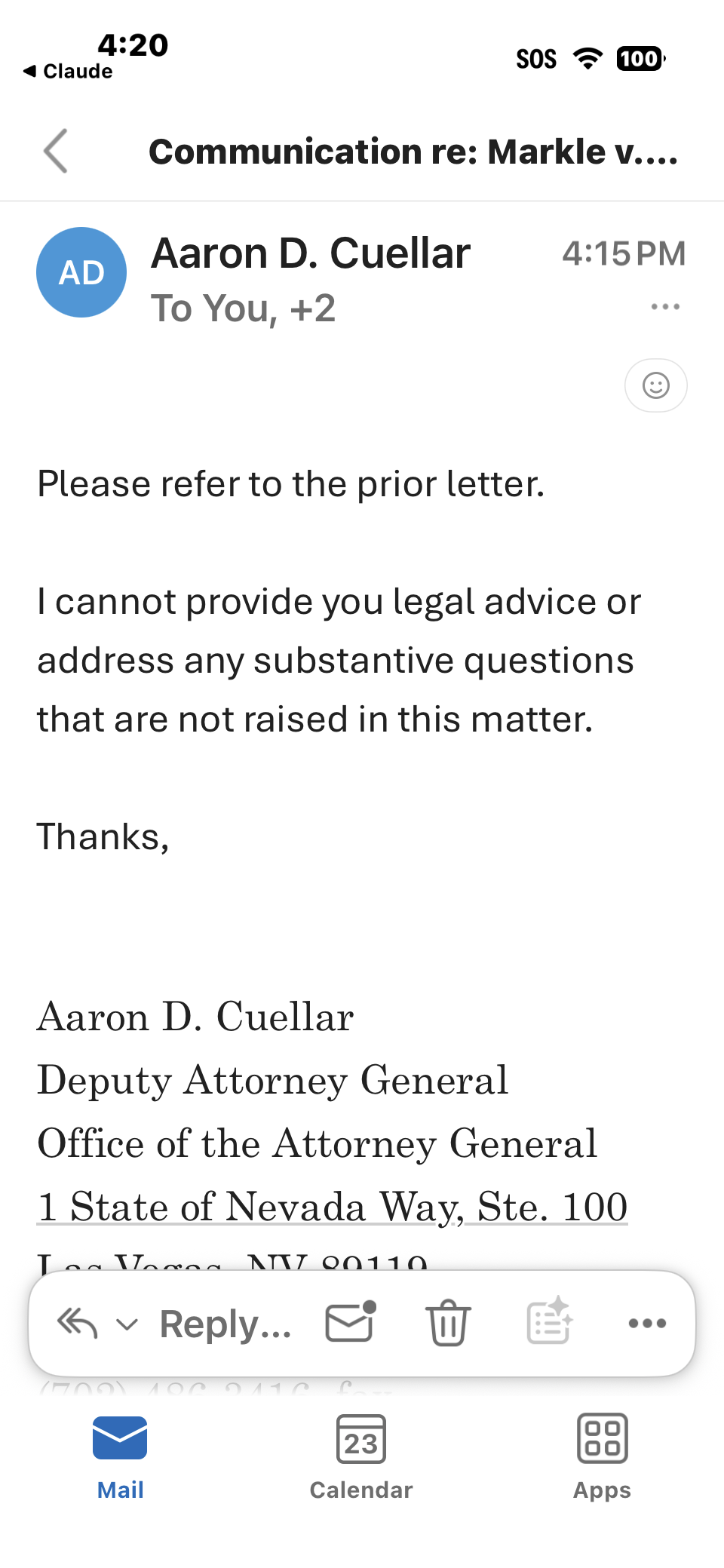 Evidence Documentation